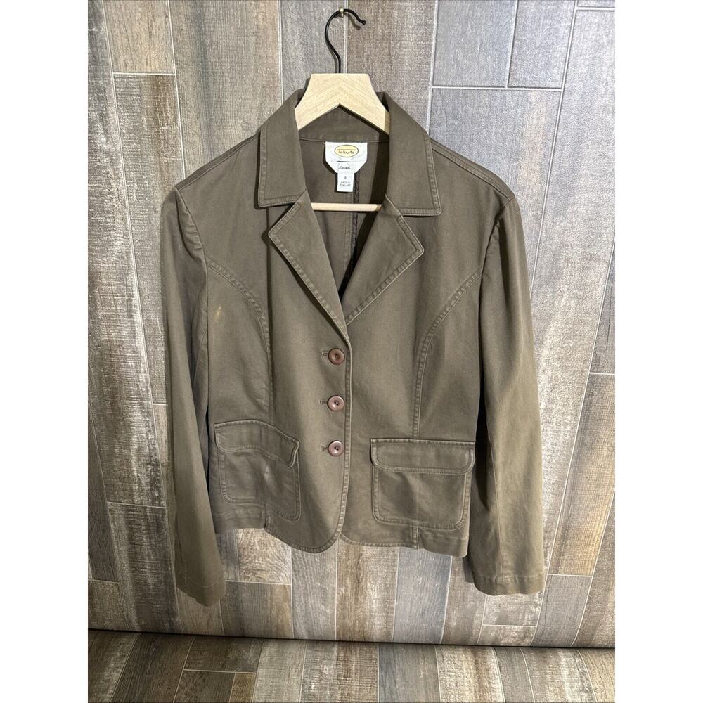 Talbots Stretch‎ Brown Jacket Size 6